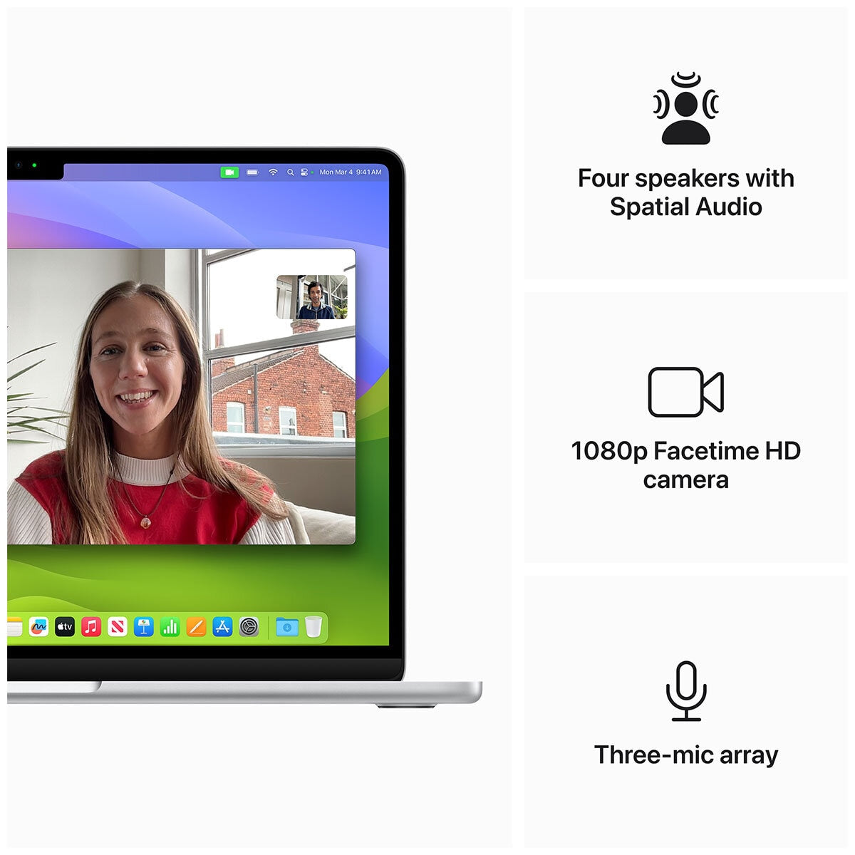 MacBook Air 13 Inch With M3 Chip 8 Core GPU 16GB 256GB SSD Silver