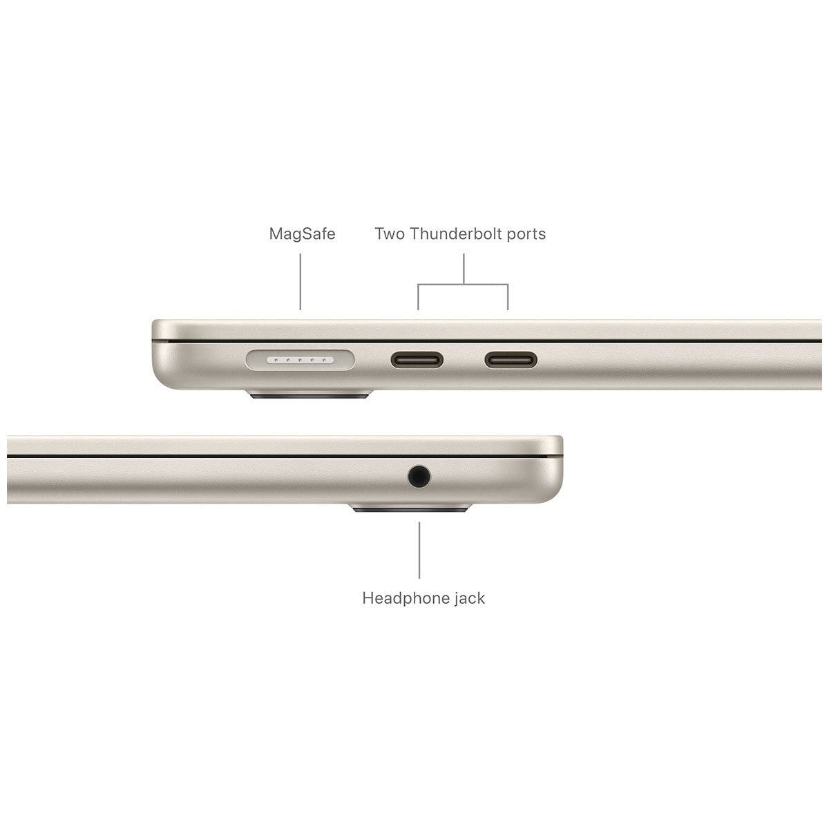 MacBook Air 13 Inch With M3 Chip 8 Core GPU 16GB 256GB SSD Starlight