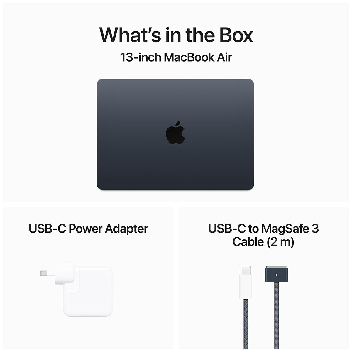 MacBook Air 13 Inch With M3 Chip 8 Core GPU 16GB 256GB SSD Midnight