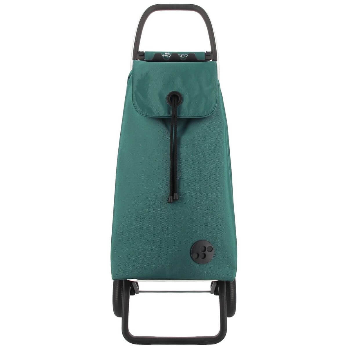Rolser I-Max 2-Wheel Folding Trolley - Drawstring Bag, Aluminium Chassis, Green - R-IMX304-1076
