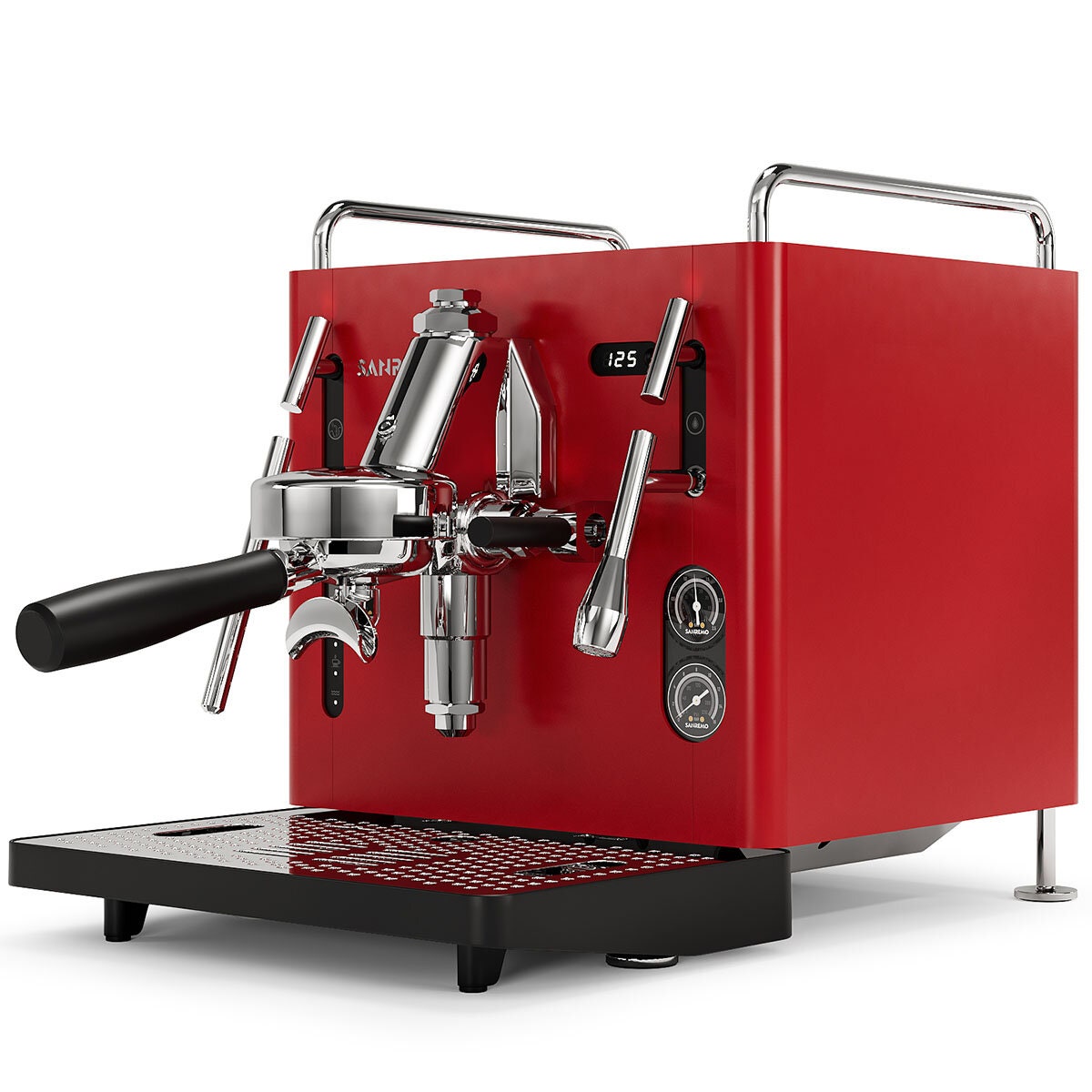 Sanremo Absolute Cube Manual Coffee Machine - E61 Group, 1.8L Tank, Red Finish - SRPCB13A716L03