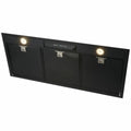 Schweigen 90cm Matte Black Undermount Rangehood - IsoDrive SP Motor, 1600m³/h - UM1390-9BSPPAK