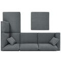 Thomasville Fabric Sectional With Storage Ottoman 3 Piece - SuperSaverAU - view 3
