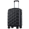 Tosca Bahamas Luggage 3 Piece Set Black - Lightweight ABS, TSA Lock, Spinner Wheels - SuperSaverAU - view 3