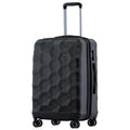 Tosca Bahamas Luggage 3 Piece Set Black - Lightweight ABS, TSA Lock, Spinner Wheels - SuperSaverAU - view 4