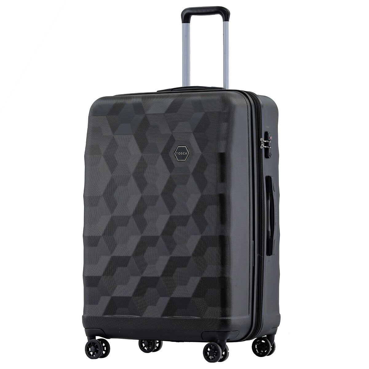 Tosca Bahamas Luggage 3 Piece Set Black - Lightweight ABS, TSA Lock, Spinner Wheels - SuperSaverAU - view 5