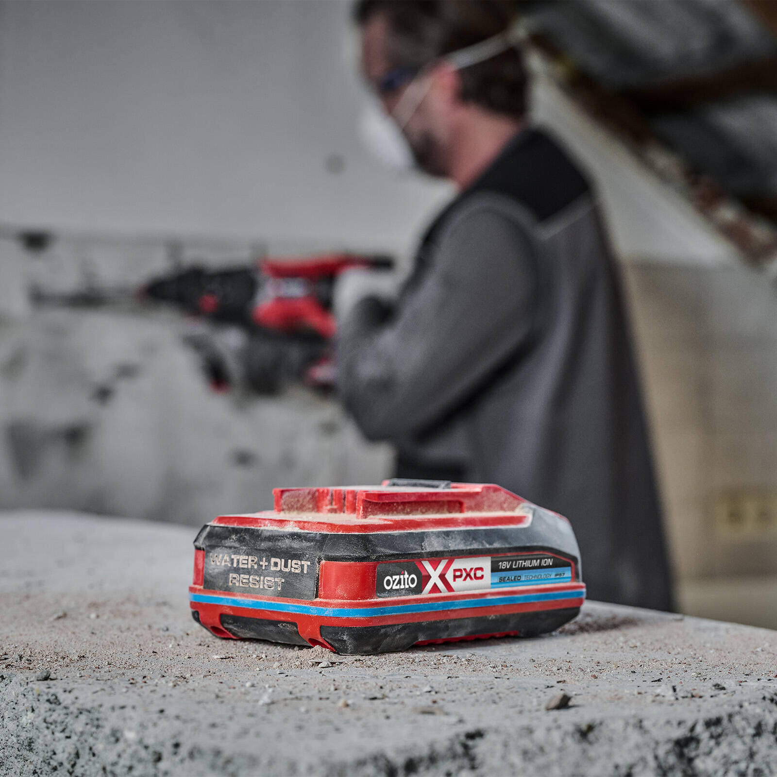 Ozito PXC 18V 3.0Ah Sealed Battery, IP57 Rated, PXSBP-300