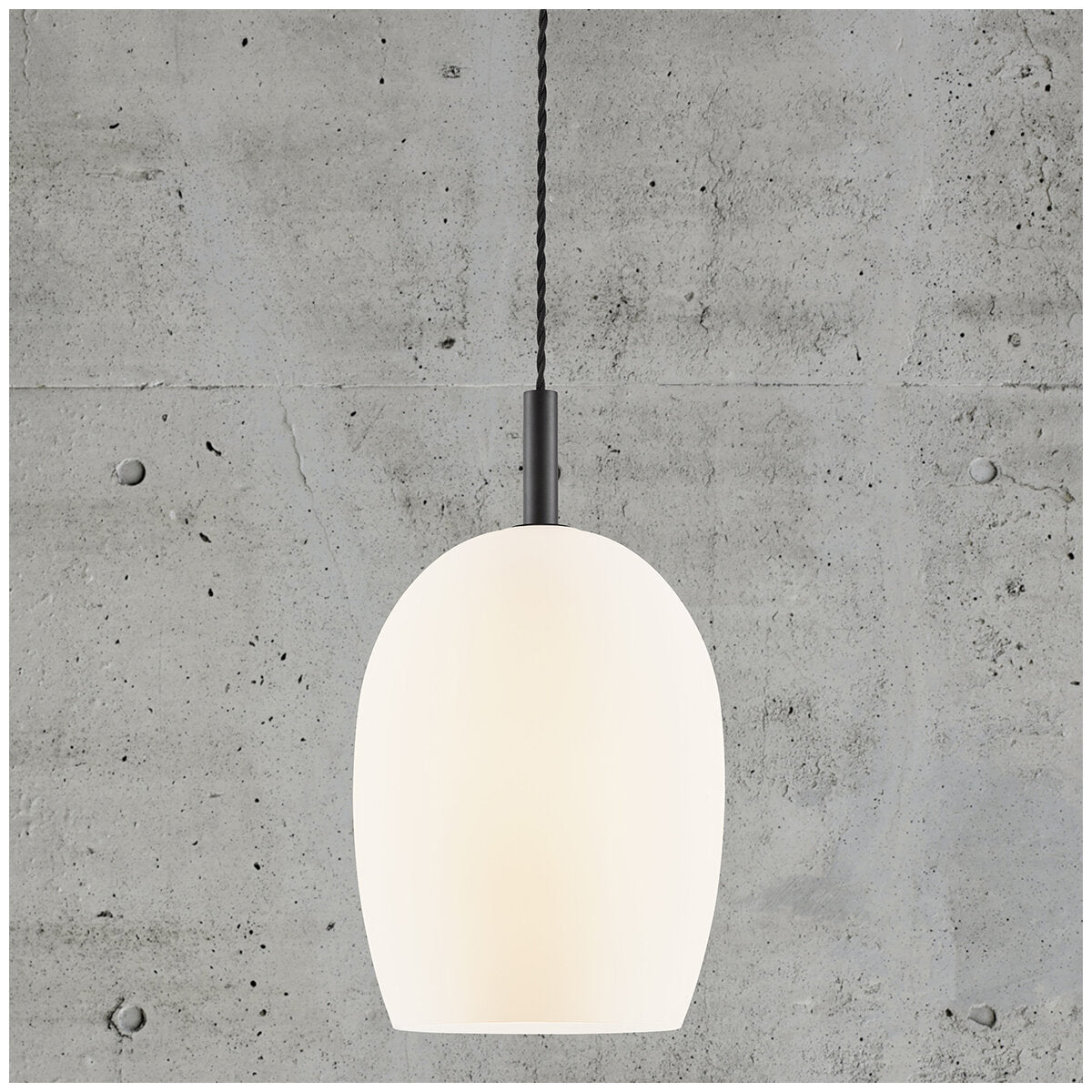 Nordlux Uma 23 Pendant Light Glass Metal Opal White IP20 E27 - SuperSaverAU - view 2