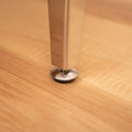 Taskmaster 710 x 2mm Satin Chrome Steel Corner Furniture Leg