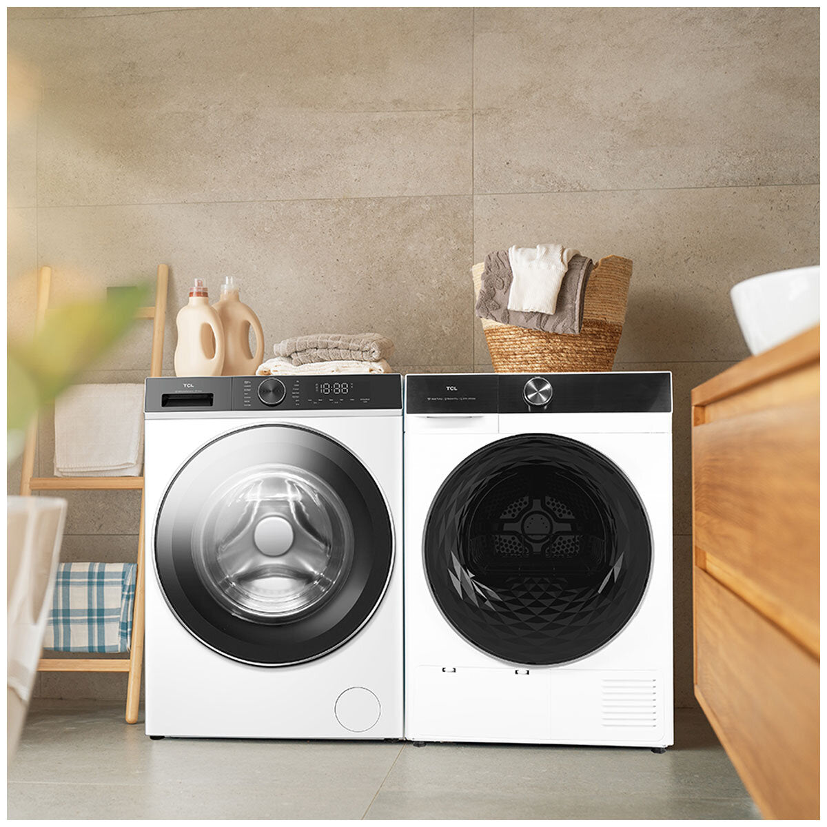 TCL 8kg Front Load Washing Machine C1208FLW - SuperSaverAU - view 10