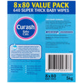 Curash Simply Water Wipes 640 Count - SuperSaverAU - view 2