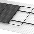 Black Tin Kit 30 35mm - Solar Panel Mounting Kit for 8 Panels - Black - SuperSaverAU - view 4