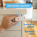 Perma Child Safety Ultimate Corner and Appliance Lock 4 Pack - 115mm x 92mm - Self-Adhesive - SuperSaverAU - view 5