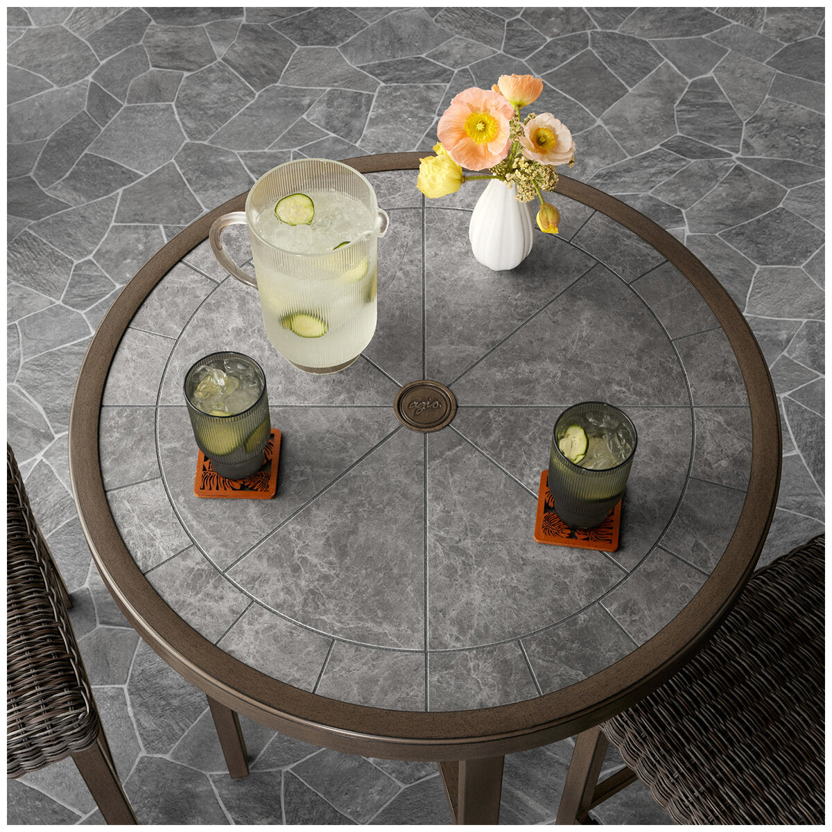 Agio McKinnon High Dining Set 3 Piece