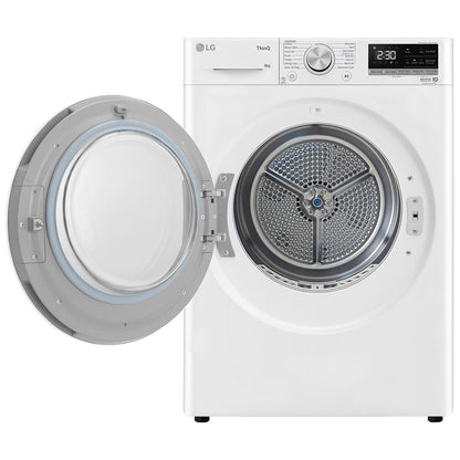 LG 8kg Heat Pump Dryer DVH5-08W White - Finish: White, Energy-Efficient Drying