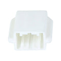 Flexi Storage Home Solutions White Double Slot Wire Shelf Bracket End Cover - 25 x 12 x 25mm 12 Pack