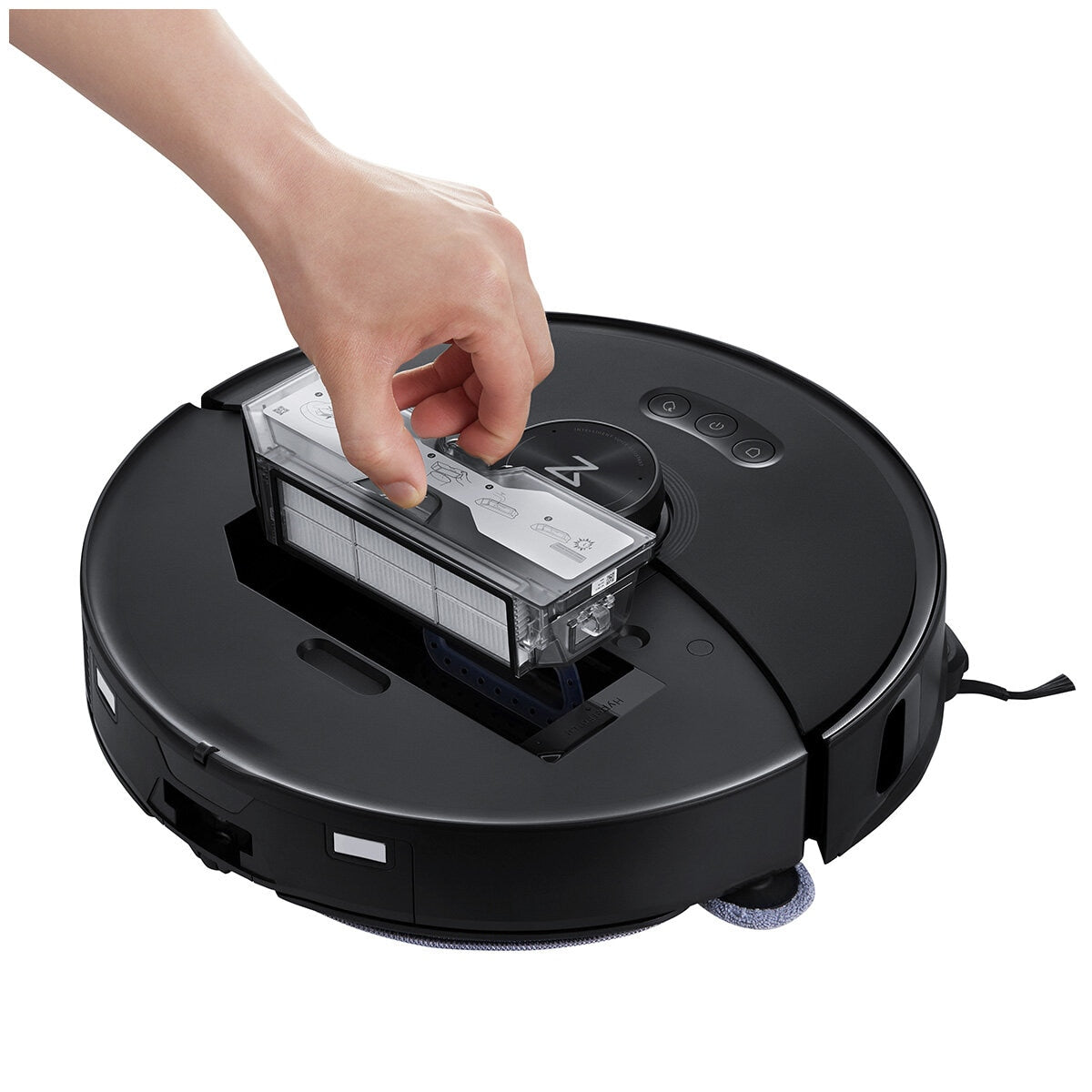 Roborock S8 MaxV Ultra RR-S8MVU52-03-BLK Robotic Vacuum Cleaner with Self-Emptying, Smart Navigation, and 10,000 Pa Suction
