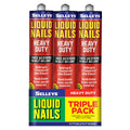 Selleys 350g Heavy Duty Construction Adhesive, Solvent Based, Light Tan, 3 Pack