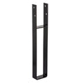 Pryda Hdg Black Post Anchor 600 x 100mm Box of 4 - Durable Steel - U-Shaped Base - SuperSaverAU - view 2