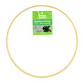 Crafted Bamboo Ring - 7 Inch - 178mm - Versatile for Crafts & Decor - SuperSaverAU - view 1