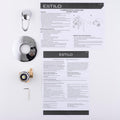Estilo Chrome Shower Mixer - Brass - 30mm Cartridge - 115mm Backing Plate - Compact Design - SuperSaverAU - view 2
