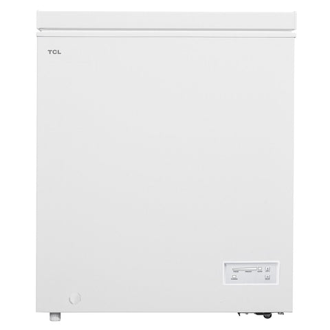 TCL 142L Hybrid Chest Freezer - White, Electronic Control, Sliding Basket, 3 Star Energy - F155CFW