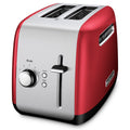 KitchenAid Classic 2 Slice Toaster - Empire Red, 5 Shade Settings, All Metal Construction - 5KMT2115AER