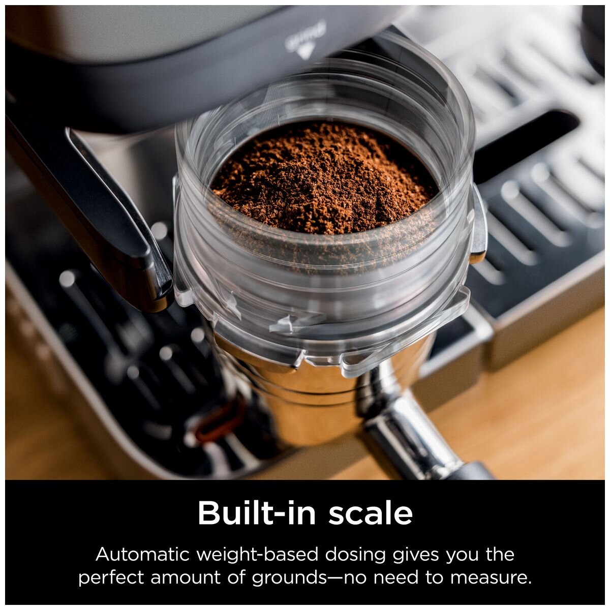 Ninja Luxe Cafe Premier Espresso Machine - Stainless Steel - Built-In Grinder and Scale - ES601ANZ