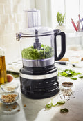 KitchenAid 7 cup food processor - 250W, 3 speeds, LED controls, Onyx black - 5KFP0719AOB