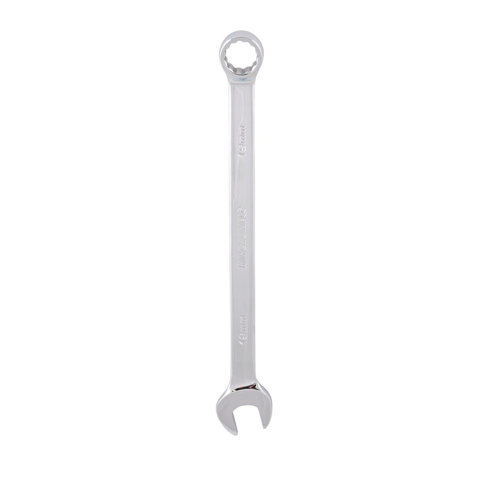 Kincrome 19mm Combination Spanner - 12 Point Chrome Vanadium Steel, 15 Degree Offset