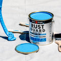 White Knight Rust Guard 1L White Satin Quick Dry Advanced Enamel Paint