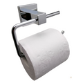 Barelli Piazza Chrome Single Toilet Roll Holder - 1 Roll - 90mm x 145mm - SuperSaverAU - view 2