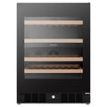 Hisense Dual Zone Wine Cabinet - Black - Triple Glazed - Vivino and ConnectLife - HRWC46B