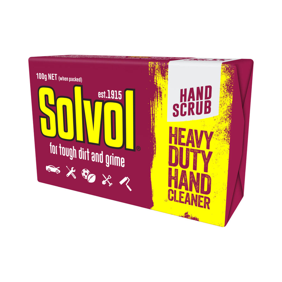 Solvol Heavy Duty Hand Cleaner Bar 100g with Pumice