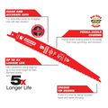 Diablo Reciprocating Saw Blades - 9" - Bi-Metal - 5 Pack - General Purpose - SuperSaverAU - view 3