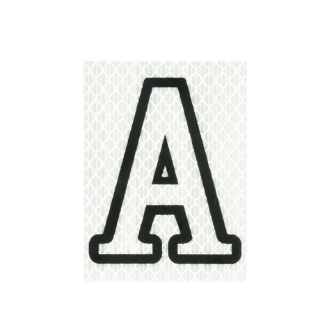 Sandleford 80mm Self Adhesive Night Shine Letter A - White - Reflective - SuperSaverAU - view 1