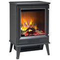 Dimplex Laverton 2kW Electric Fire - Black, 3D Optiflame Log Effect, Remote and Eight Hour Timer - LVT20-AU