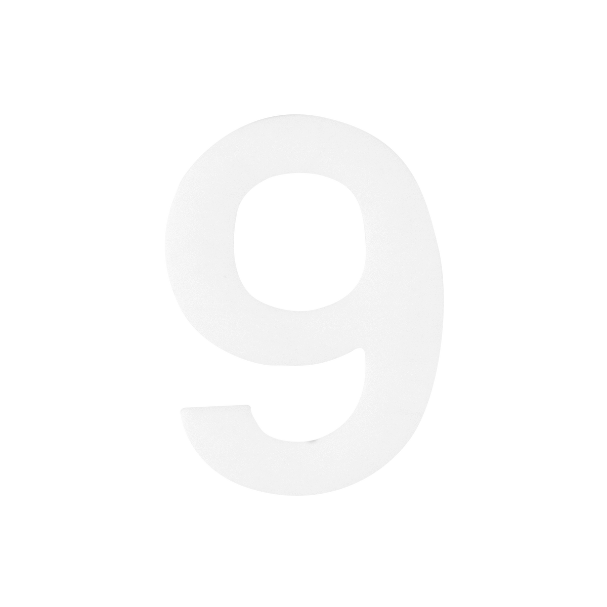 Sandleford Mode White Self Adhesive Number 9 - 50mm - Easy Application - Durable - SuperSaverAU - view 1