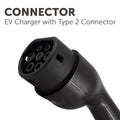 Arlec IP65 2.4kW Type 2 Connector EV Portable Charger 7m Cable - Black - SuperSaverAU - view 2