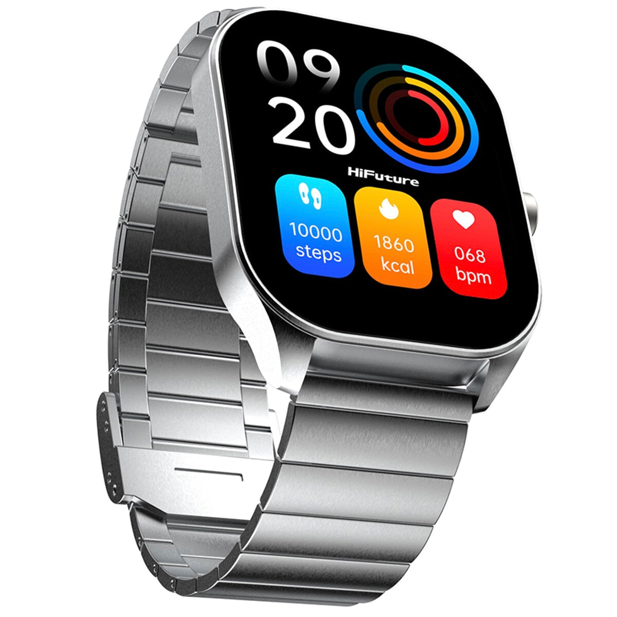 HiFuture Apex Smart Watch Sterling Silver APEX-SILVER - SuperSaverAU - view 5