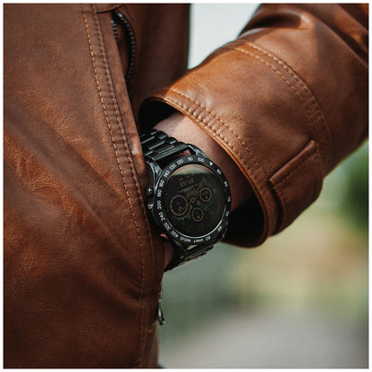 FutureGo Pro Smart Watch – Bluetooth Calling, 20-Day Battery, Black