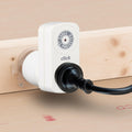 Click White Plug In Adaptor 1 Outlet Surge Protection CLKDA04-S