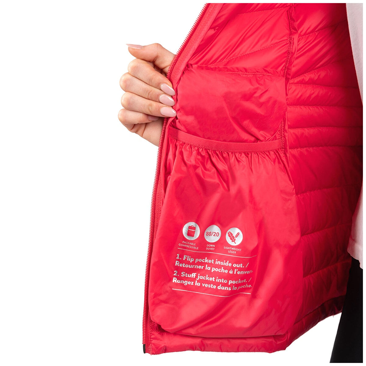 Paradox Women's Down Puffer Jacket Bright Magenta