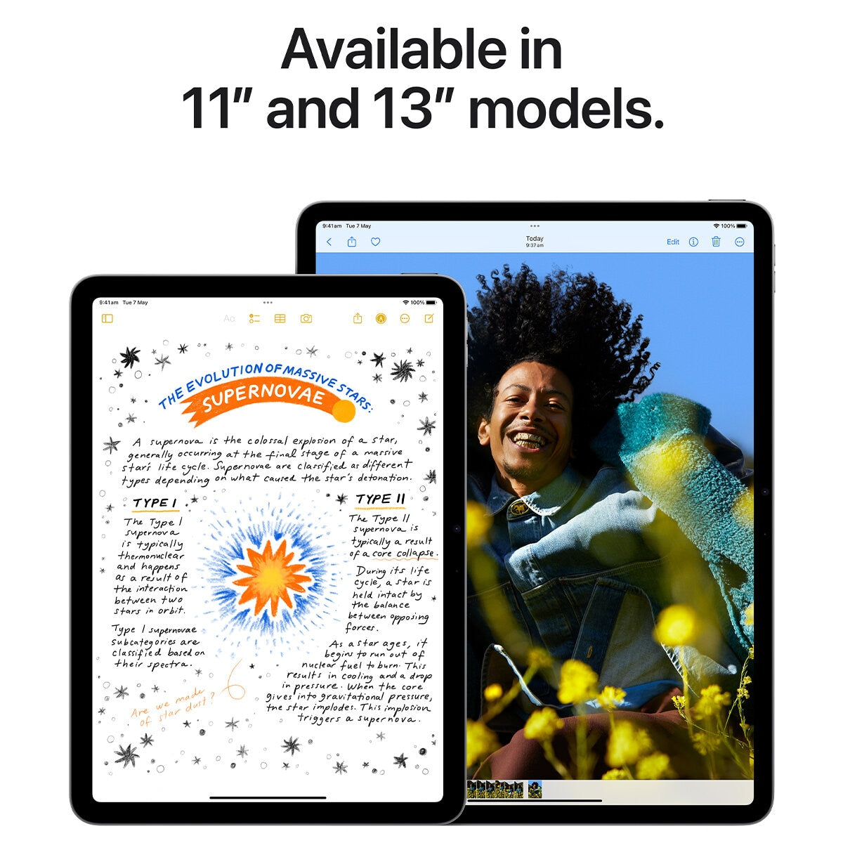 iPad Air 13 Inch Wi-Fi 512GB Starlight M2