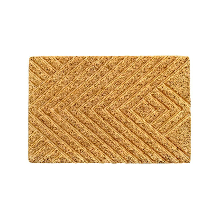 Coir Outdoor Mat - 40 x 60cm - Embossed Design - Non-Slip Backing - Durable - SuperSaverAU - view 1