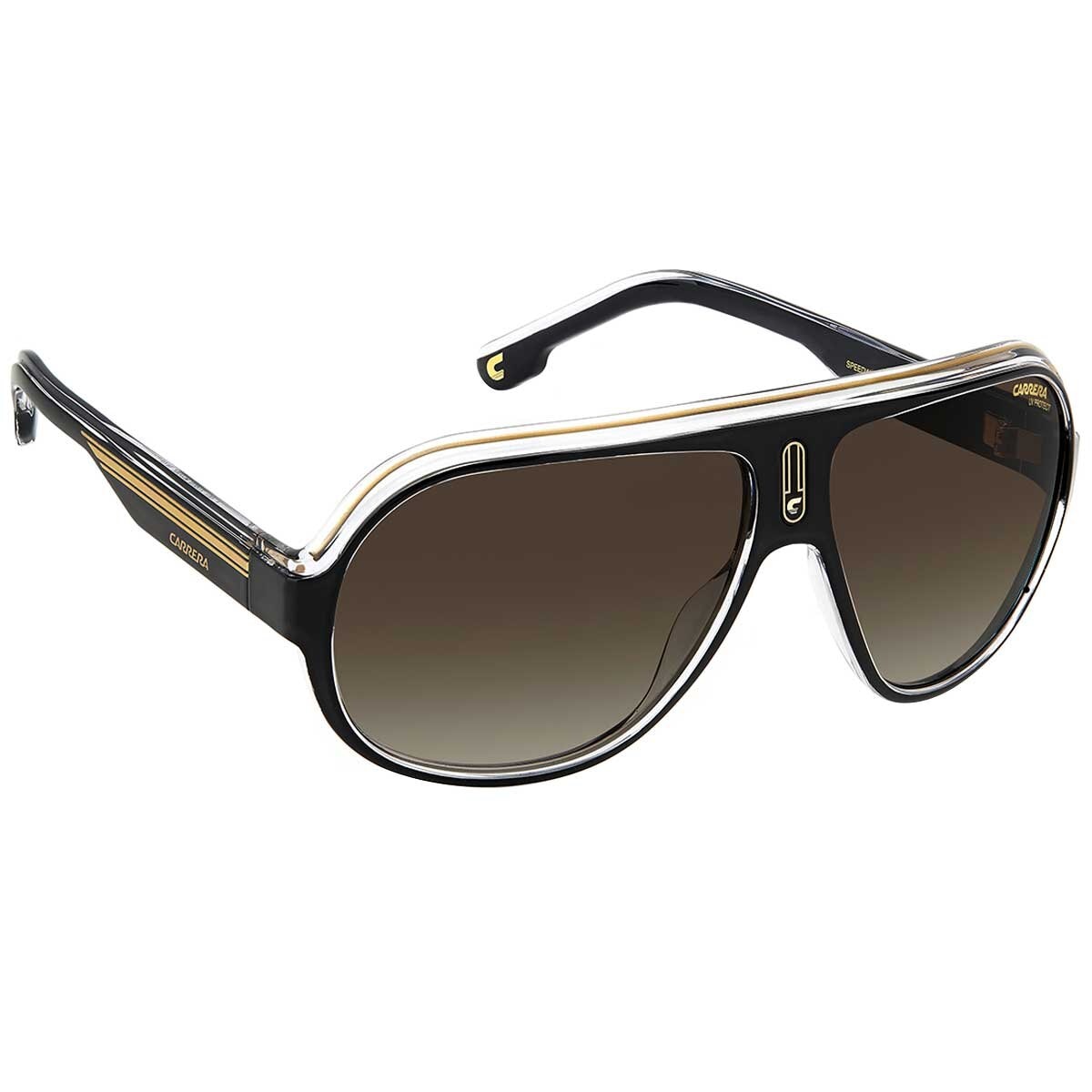Carrera Speedway/N Men's Sunglasses Black Gold