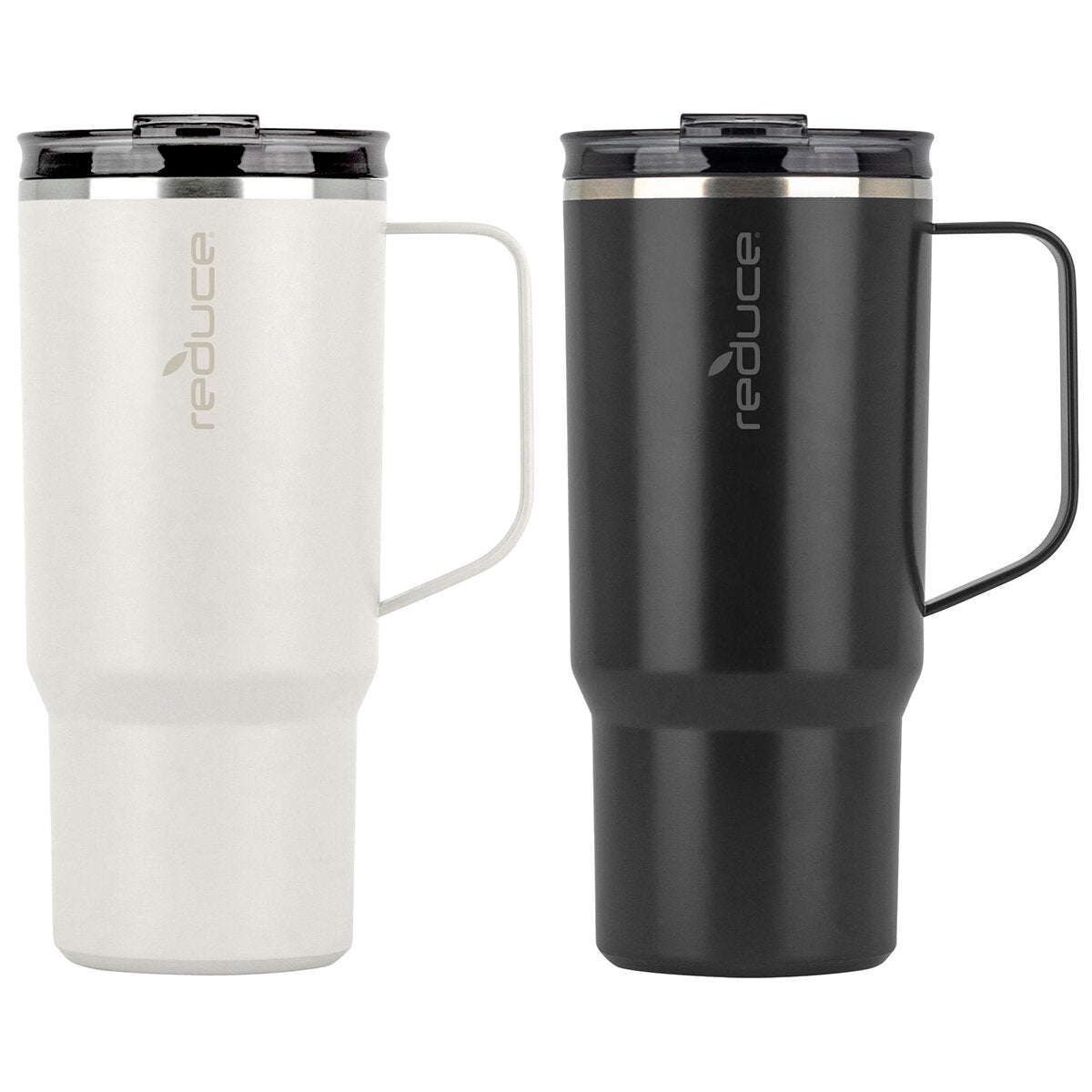 Reduce Hot1 Travel Mugs 2 Pack x 710ml Black Linen - SuperSaverAU - view 1