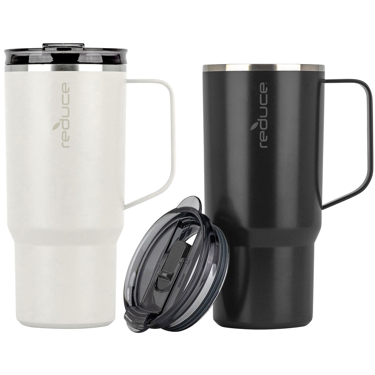 Reduce Hot1 Travel Mugs 2 Pack x 710ml Black Linen - SuperSaverAU - view 2
