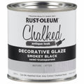 Rust-Oleum Smokey Black Chalked Decorative Glaze Paint 236ml Easy Apply - SuperSaverAU - view 2