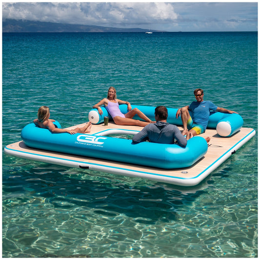 California Boat Company Inflatable Water Lounge 3.5M x 3.5M x 15.2cm